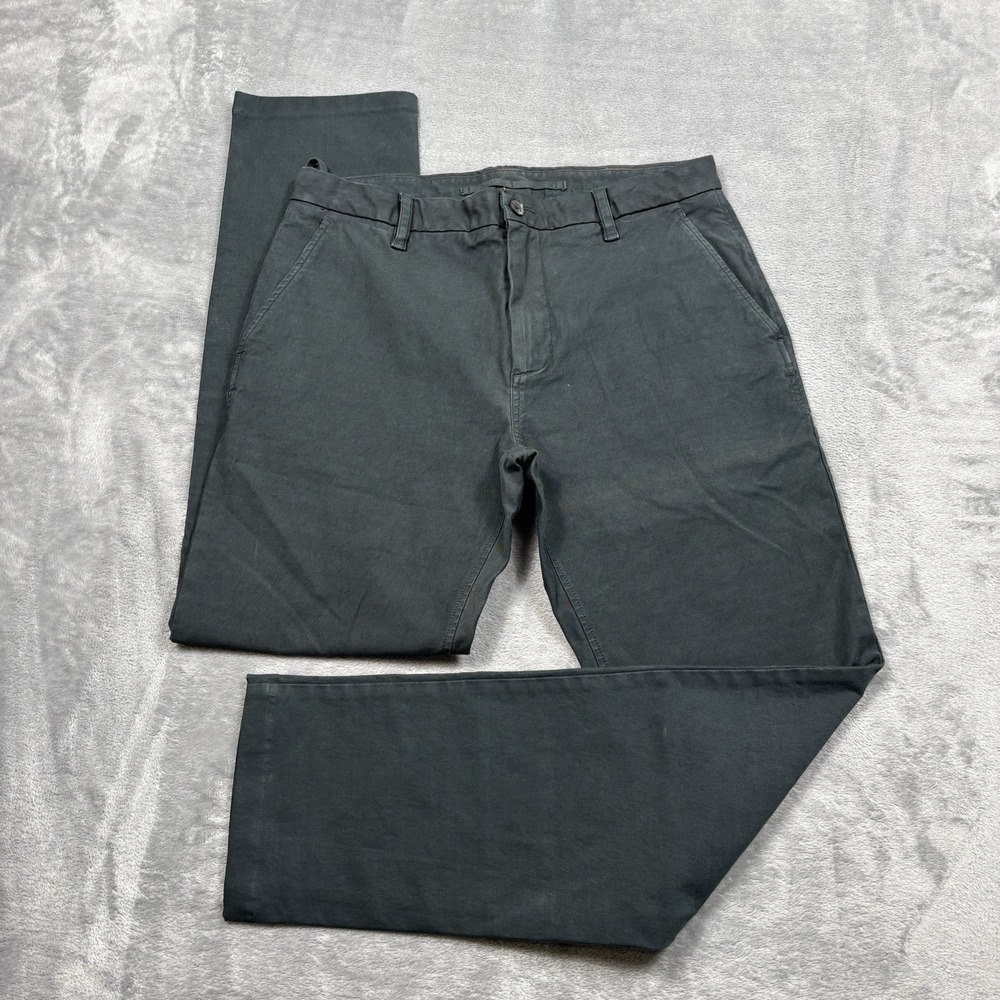 Buck Mason Deck Pants Men's 32x31 Navy Drawstring Stretch Quiet Luxury